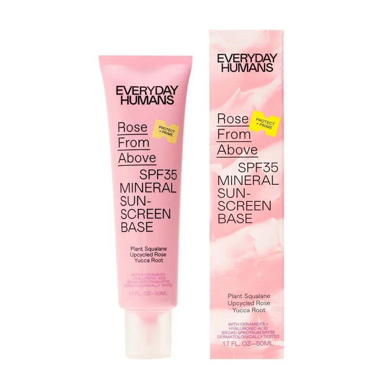 Everyday Humans Rose From Above Mineral Sunscreen Base - SPF 35 - 1.7 fl oz | Target