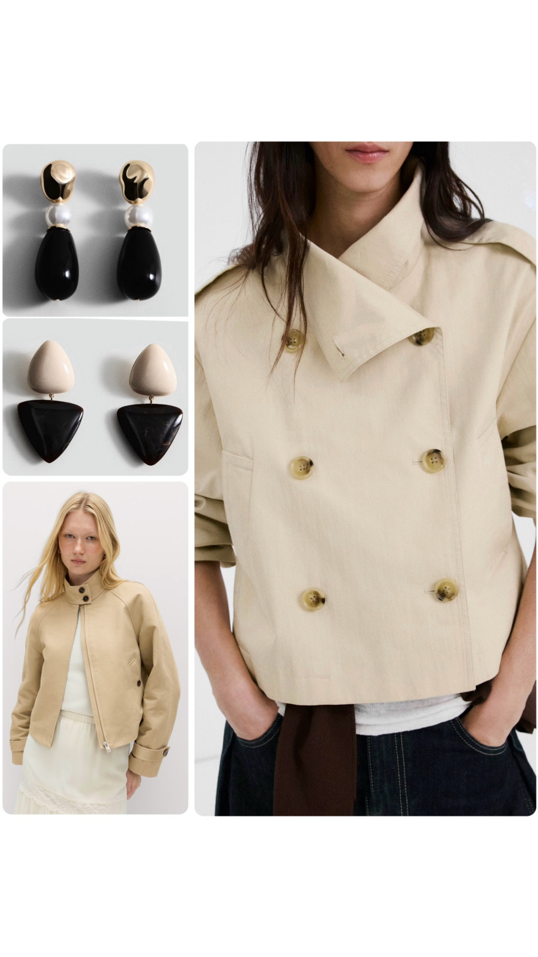 I’m showing you my cropped trench and earrings from MANGO and I’ve given shopping links to similar items!

#LTKstyletip #LTKuk #LTKspring