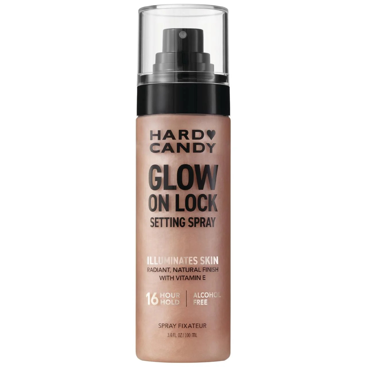 Hard Candy Glow On Lock Setting Spray, Alcohol-Free, 16 Hour Hold,  Luminous Finish | Walmart (US)
