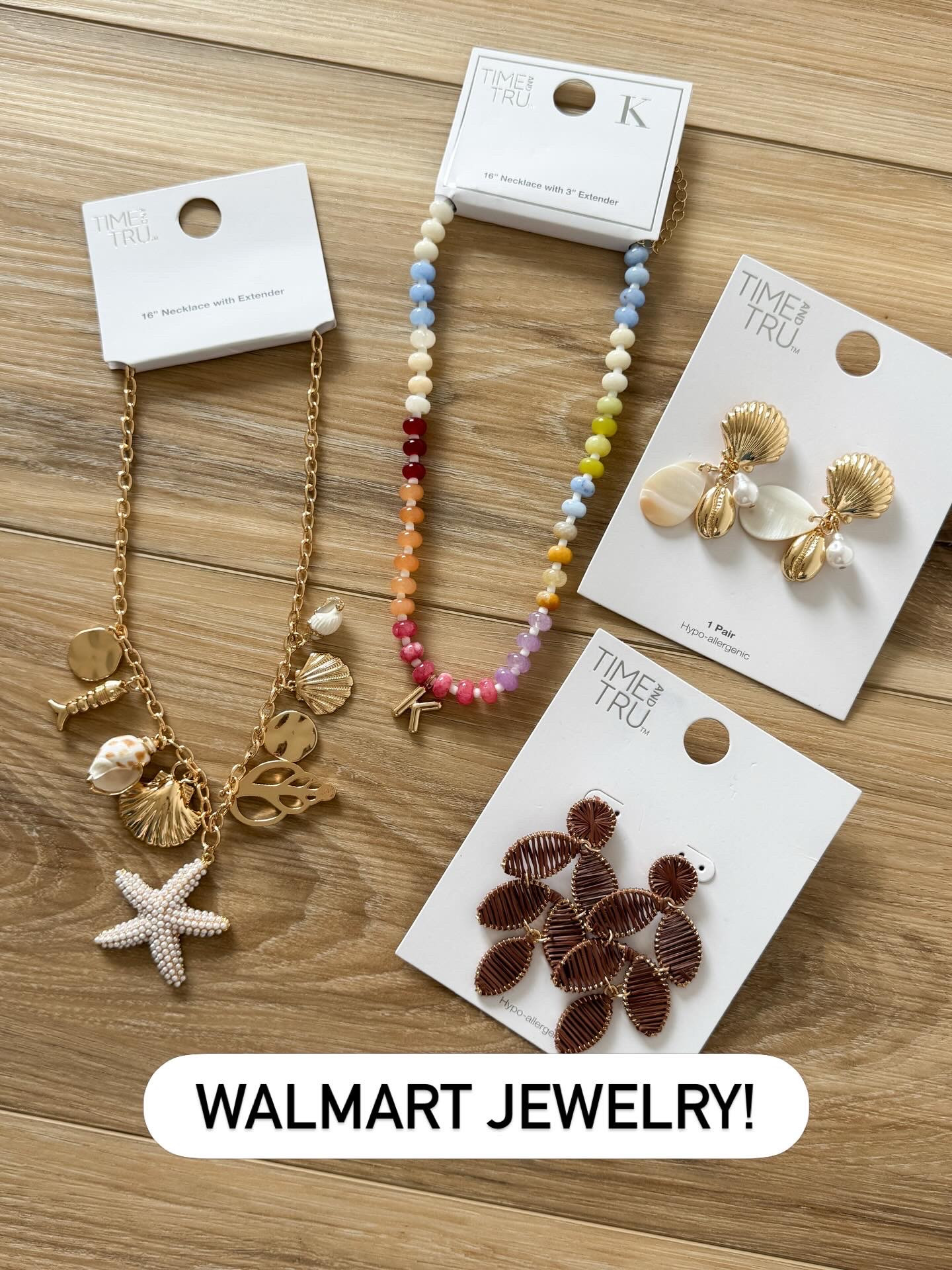 The cutest new jewelry from Walmart! 

#LTKmomlife #LTKootd