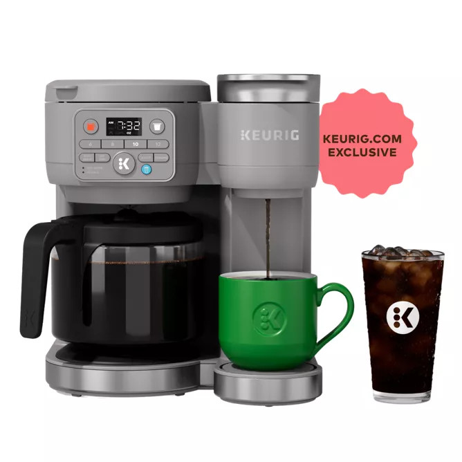 K-Duo\u00ae Hot & Iced Single Serve & Carafe Coffee Maker (Gen 2) | Keurig