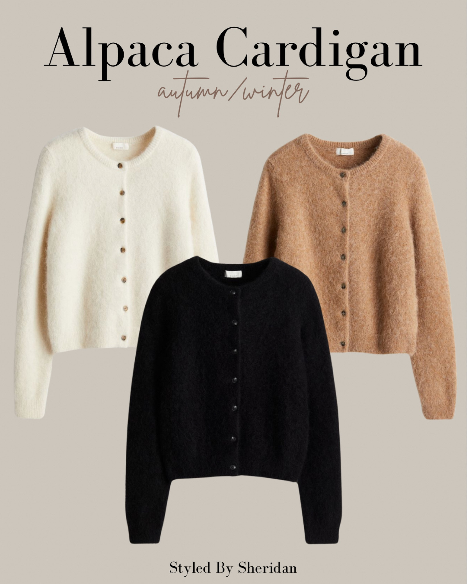 Alpaca-blend cardigans 🍂

#LTKautumn #LTKuk #LTKeurope