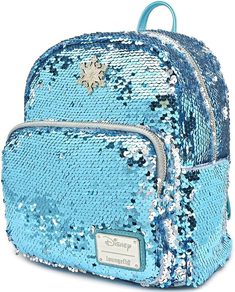 Loungefly x Disney Frozen Elsa Reversible Sequin Mini Backpack | Amazon (US)