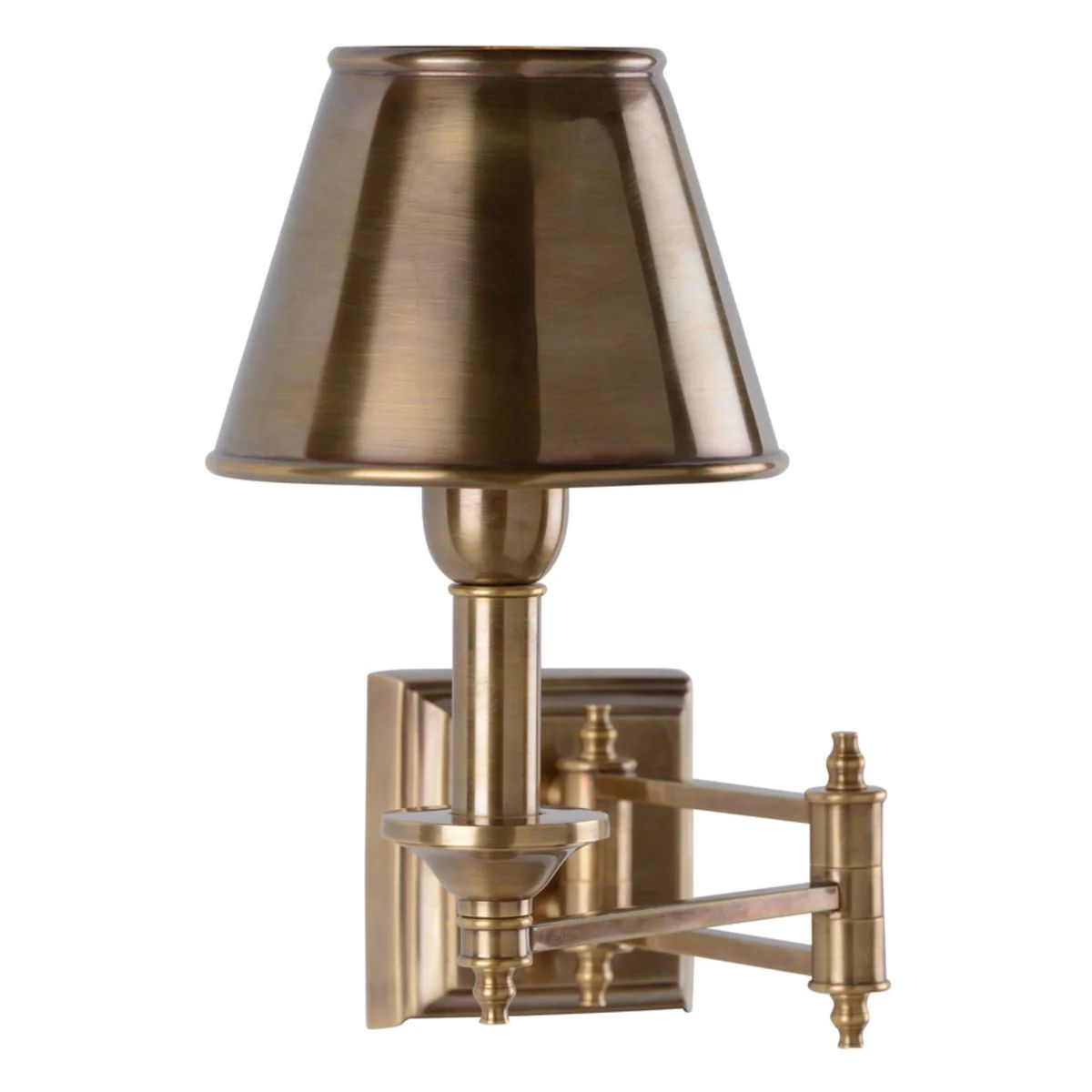 Manuscript Brass Sconce | The Well Appointed House, LLC