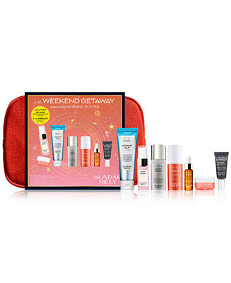 Sunday Riley 8-Pc. Mini Wake Up With Me Skincare Set - Macy's | Macy's