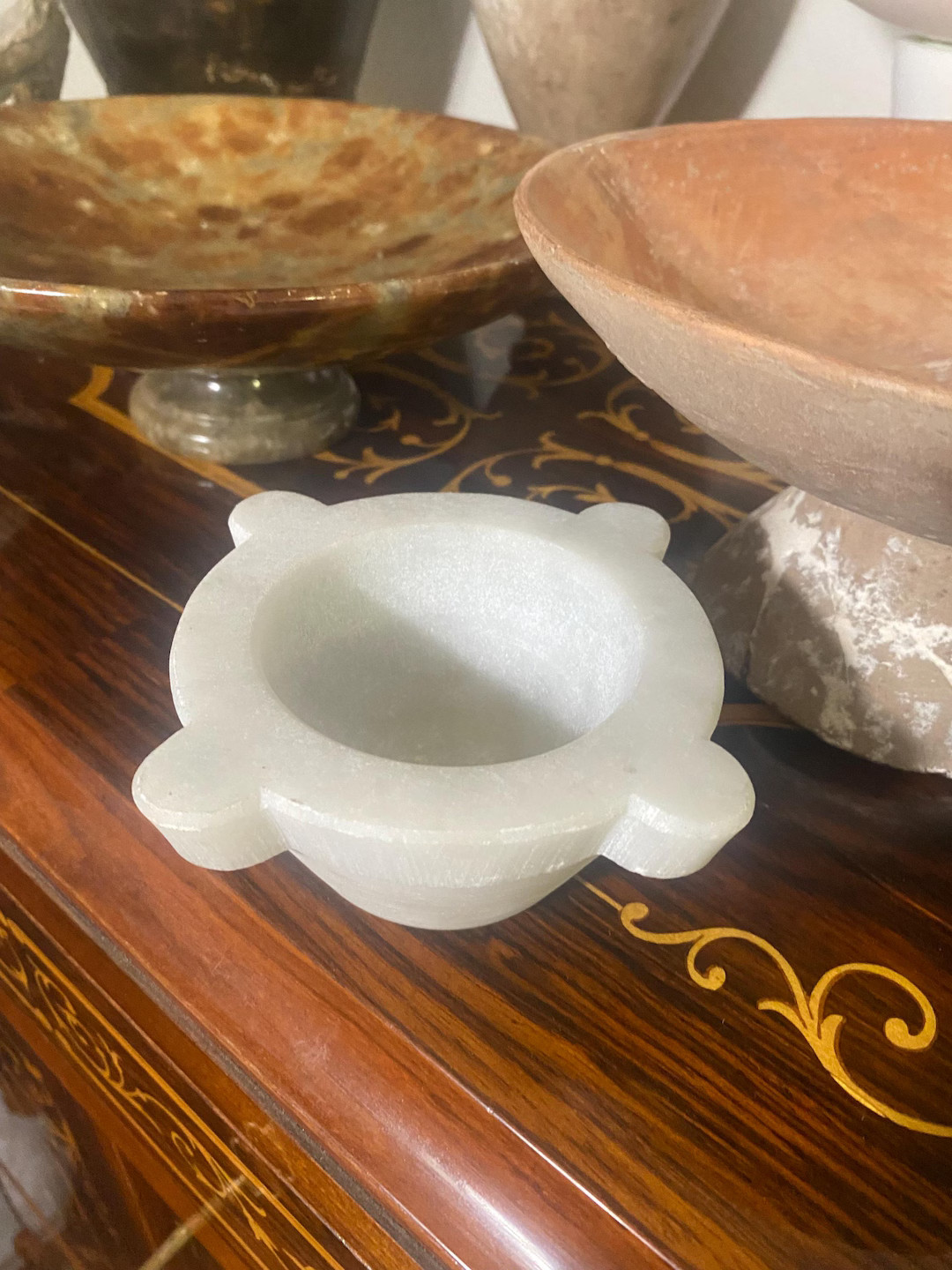 Vintage Small Italy White Marble Mortar One of a Kind - Etsy | Etsy (US)