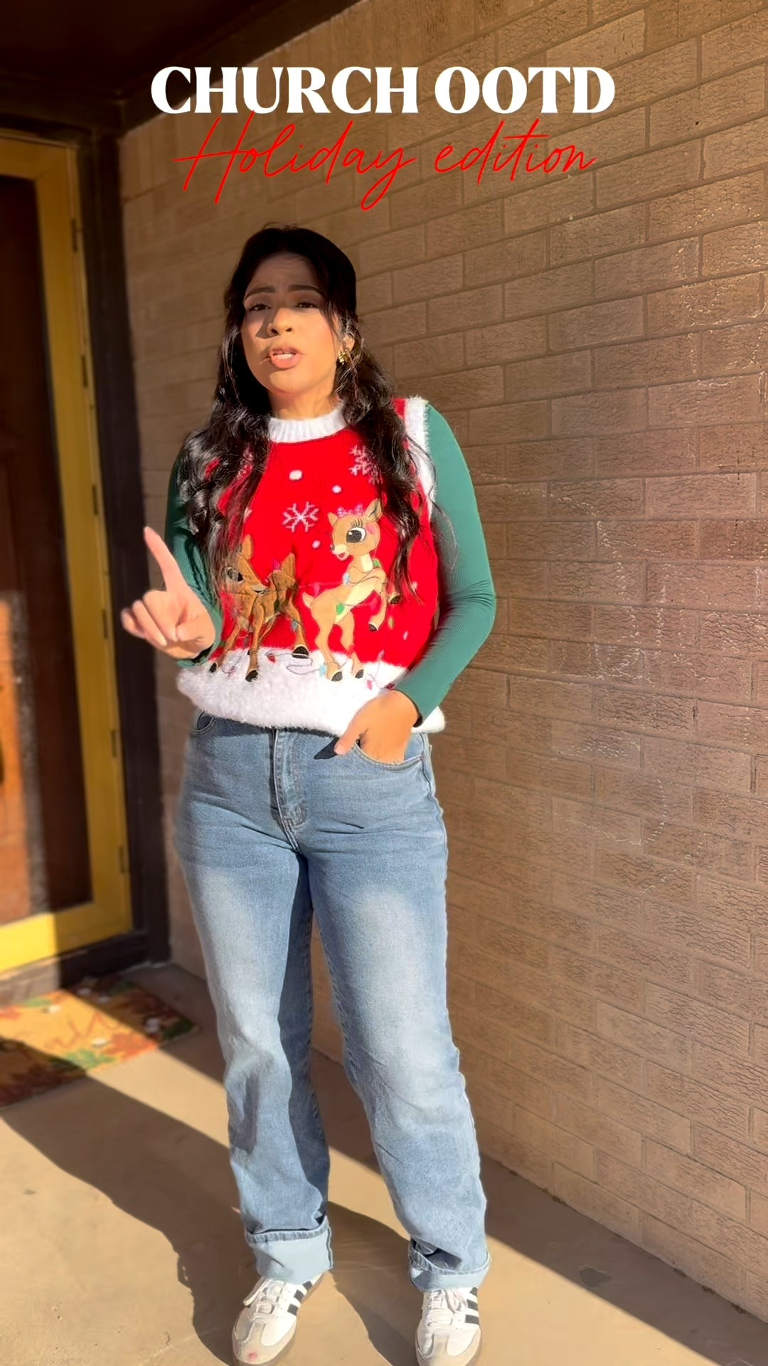 Perfect holiday vest 

#LTKSeasonal #LTKootd #LTKHoliday