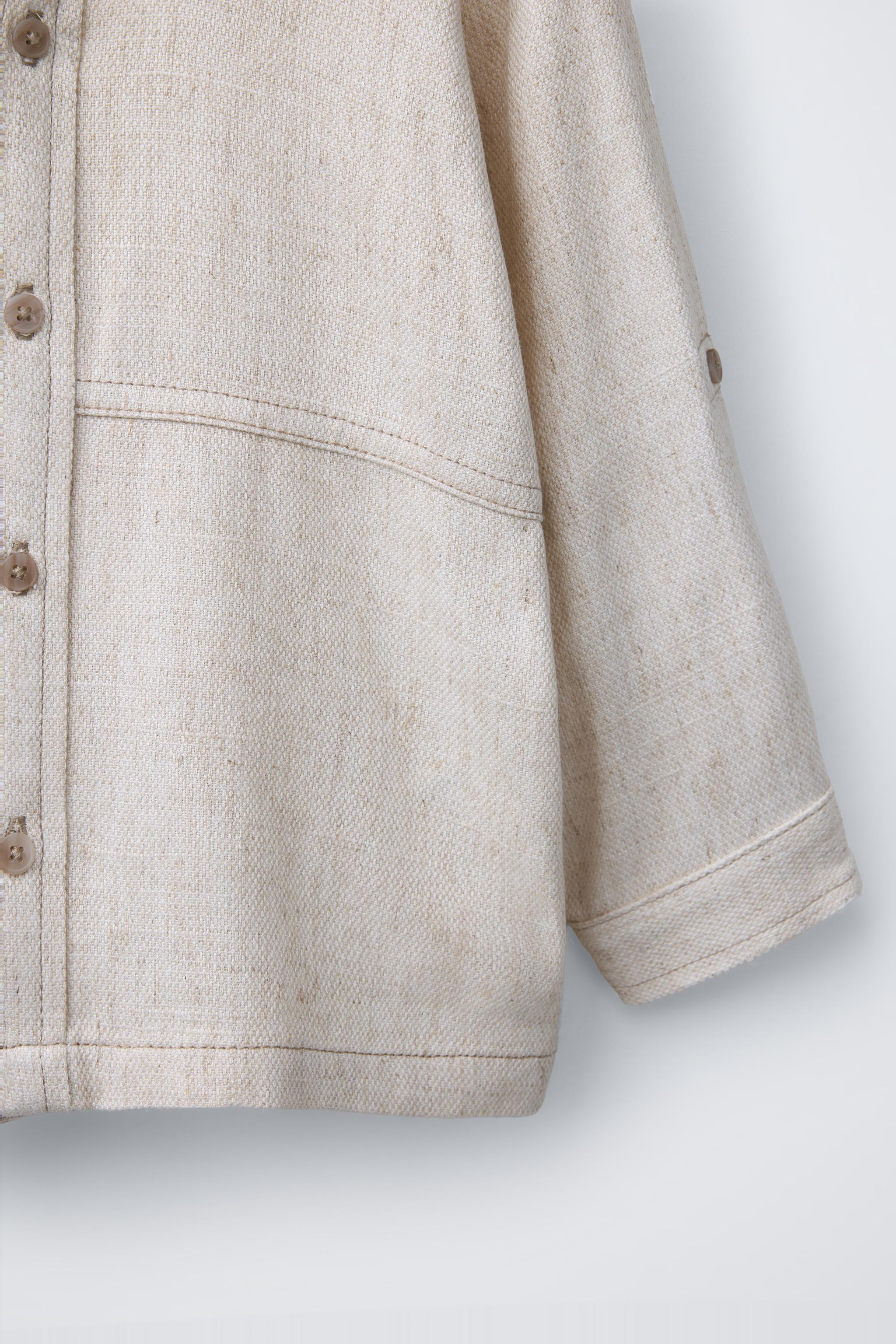 SHIRT WITH CONTRASTING TOPSTITCHING | Zara US