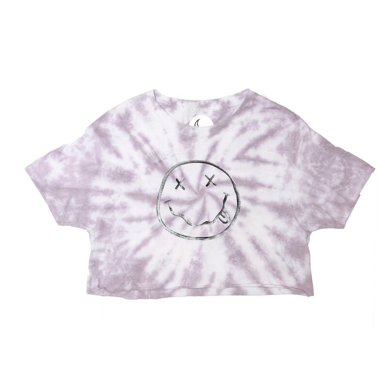 Cropped Smiley Tee | Etsy (US)