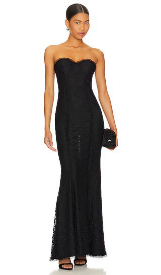 Mari Elena Gown in Black | Revolve Clothing (Global)