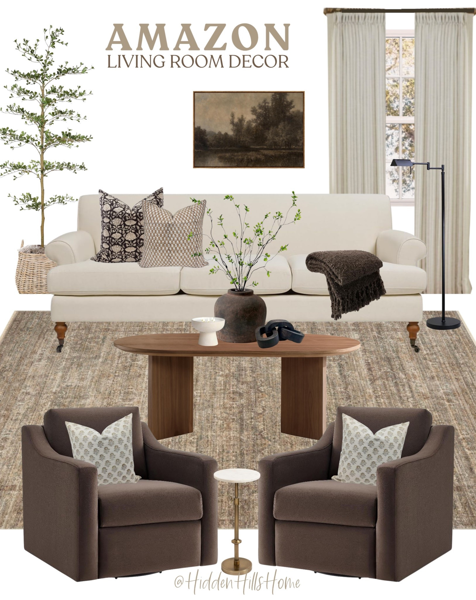 Amazon living room decor ideas! Living room decor inspiration, home decor mood board, living room design, budget friendly home decor, affordable living room ideas 

#LTKSaleAlert #LTKFindsUnder100 #LTKHome