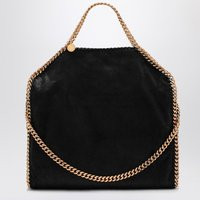 Stella Mc Cartney Black/Gold Falabella Fold Over Bag | Balardi (US & Canada)