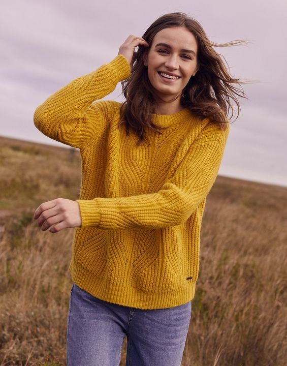 Clover Fluffy Pointelle Sweater | Joules (US)