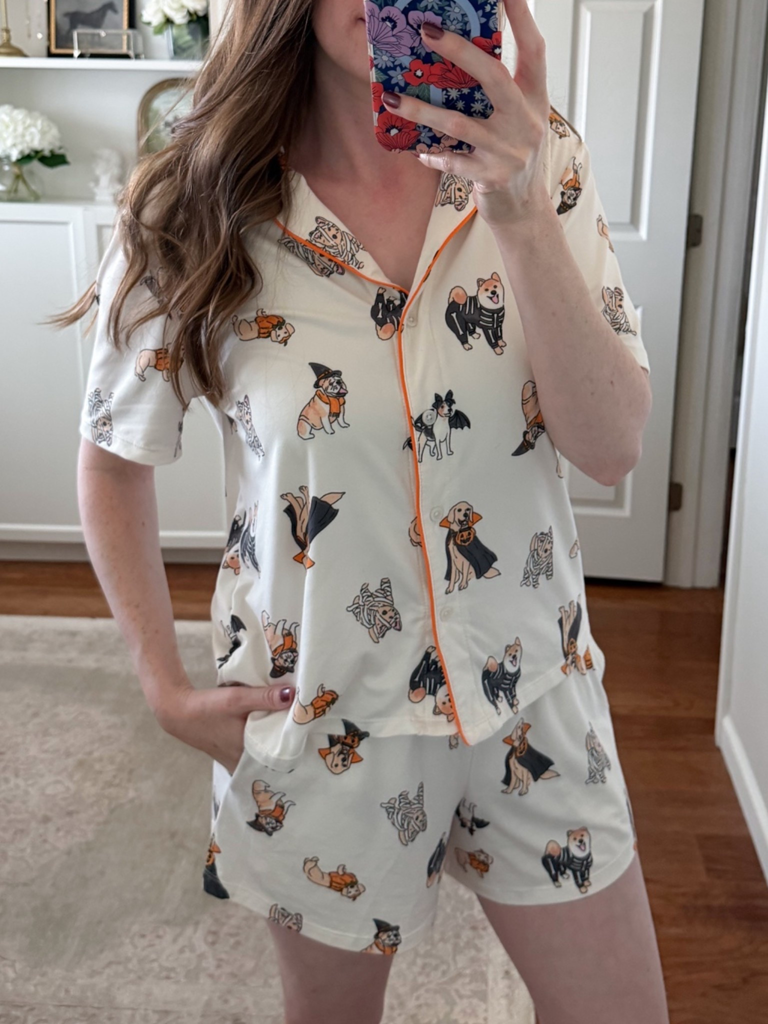 Spooky doggy pajamas 🐶👻 size S