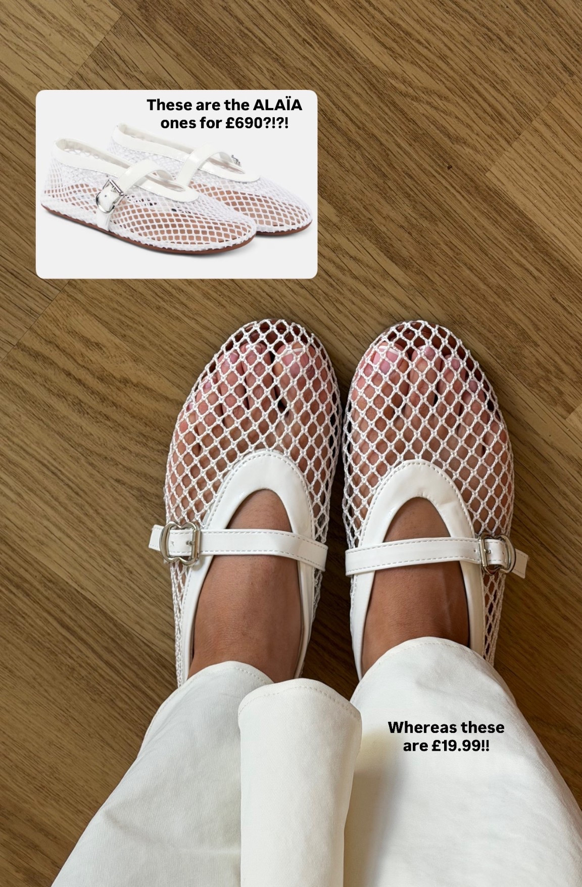 £19.99 Alaia dupes!!! 🤍

#LTKshoes #LTKsummer #LTKuk