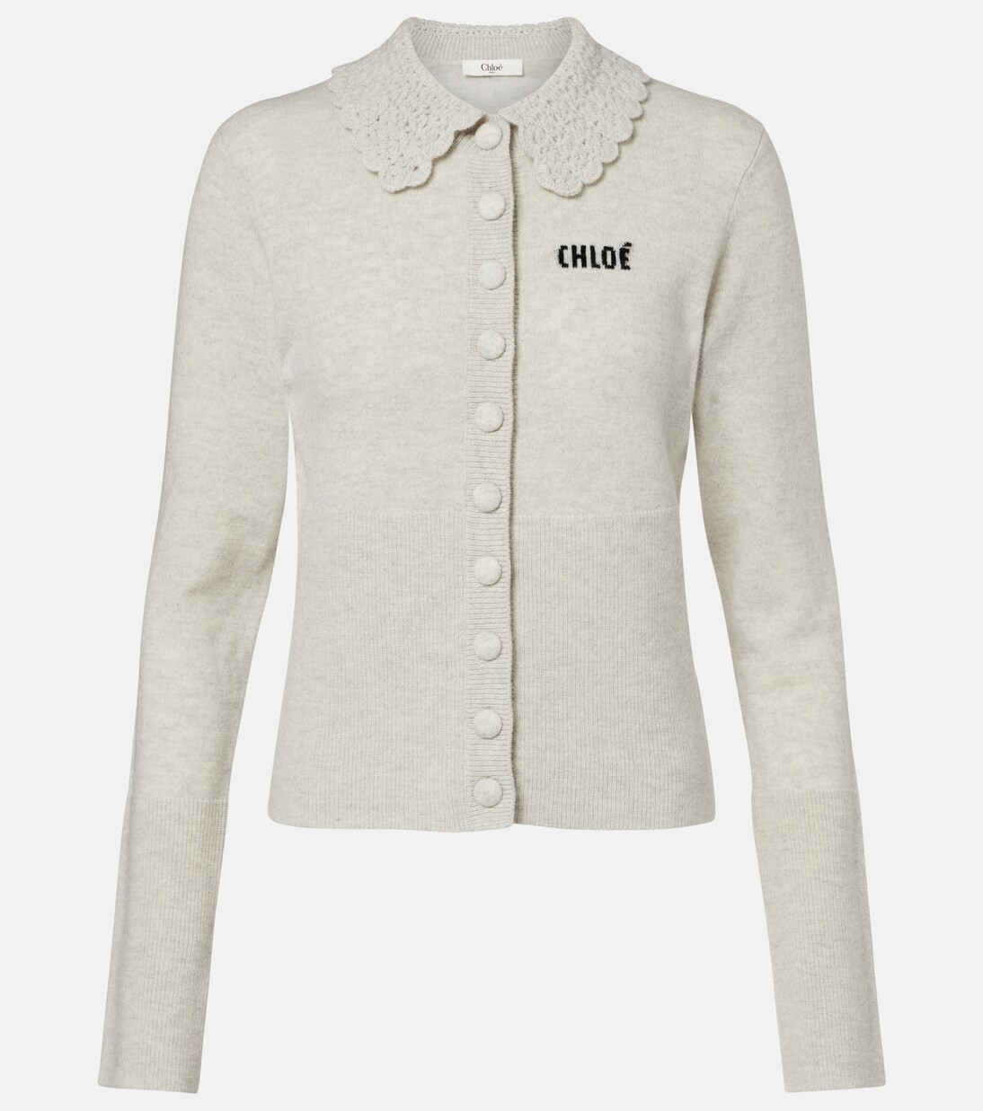 Logo wool cardigan | Mytheresa (UK)