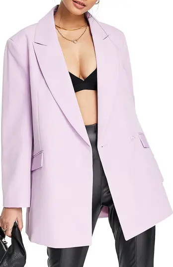 ASOS DESIGN Dad Long Blazer | Nordstrom | Nordstrom