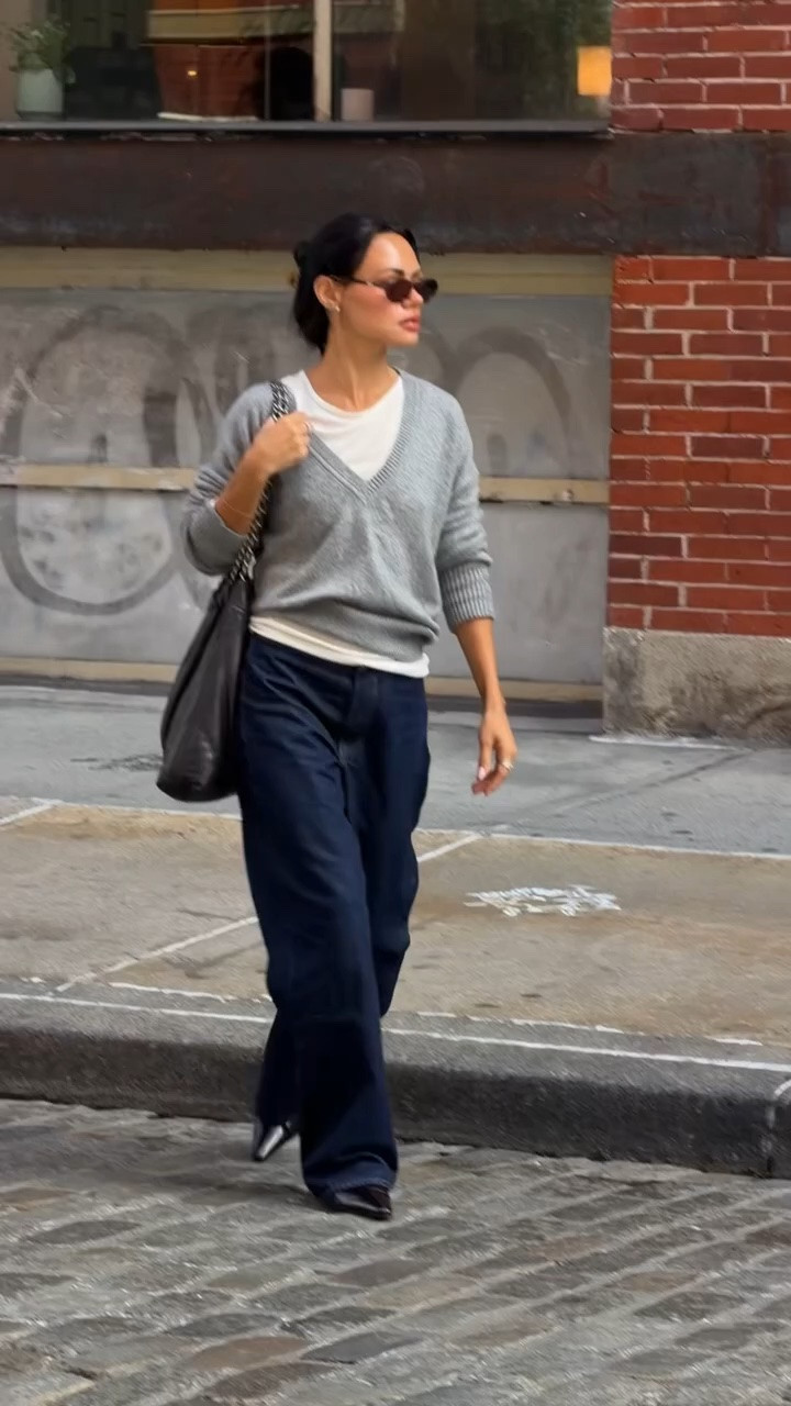 fall style | Abercrombie & fitch grey sweater & jeans

#LTKdayinmylife #LTKgrwm #LTKootd