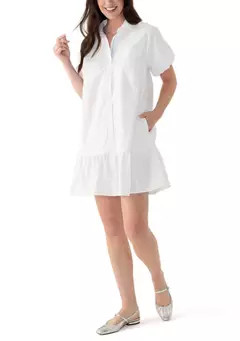Women's Flounce Hem Shirtdress | Belk