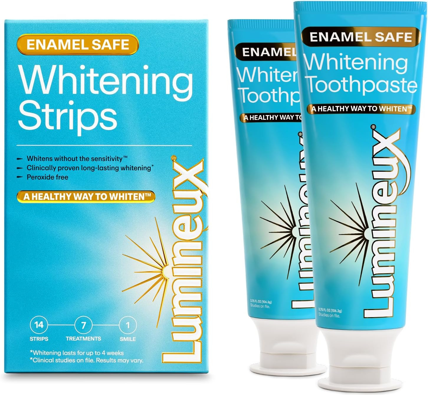 Lumineux Whitening Starter Set – Mineral Salt - Peroxide Free - Enamel Safe for Whiter Teeth ... | Amazon (US)