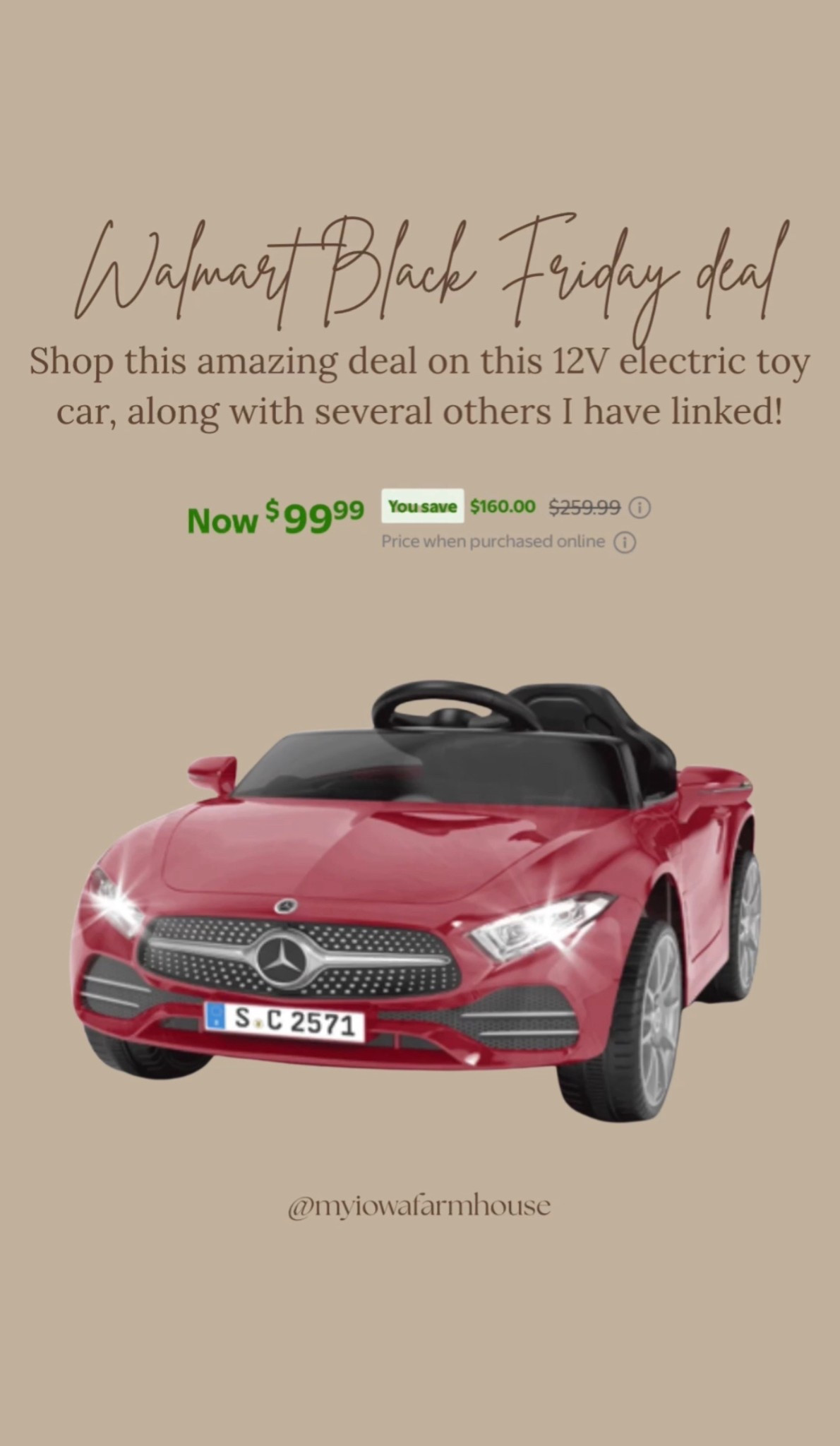 This Mercedes 12V electric car for kids is on sale for under $100! This is the perfect gift for Christmas. Shop this car and others that I’ve linked below!

#LTKSaleAlert #LTKGiftGuide #LTKCyberWeek
