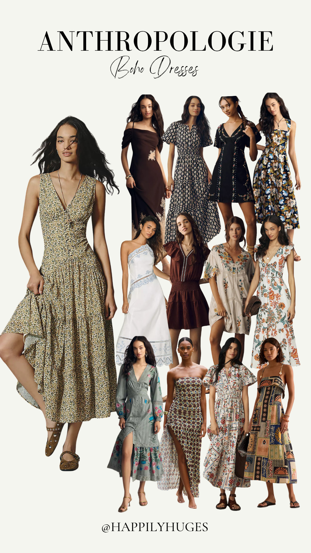 Boho dress finds from Anthropologie that are perfect for summer!  

 #LTKdayinmylife #LTKgrwm #LTKootd