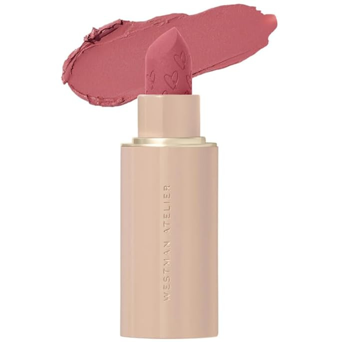 WESTMAN ATELIER Lip Suede Matte Lipstick - Je Rêve & Complimentary Sheet Masque | Amazon (US)