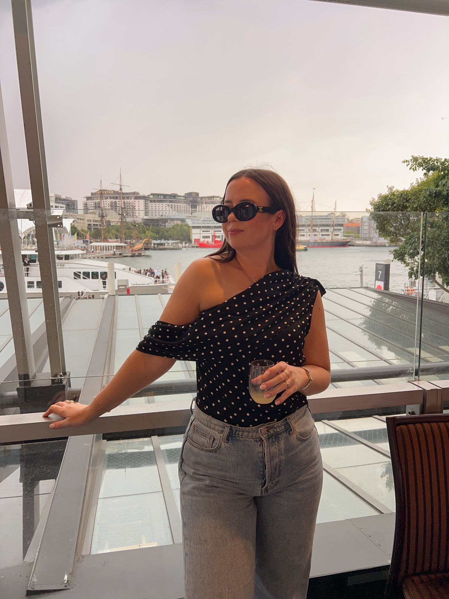 Showpo polka dot top: size 14
Henne Valentina jeans: size 31
Nelson Made heels
Auguste Atelier bag
Celine sunglasses 

#LTKjeans #LTKmidsize #LTKspring