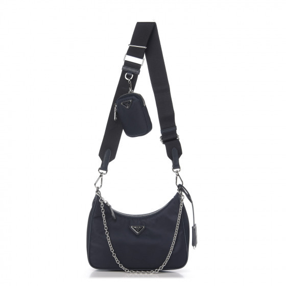 PRADA Nylon Re-Edition 2005 Shoulder Bag Baltico | Fashionphile
