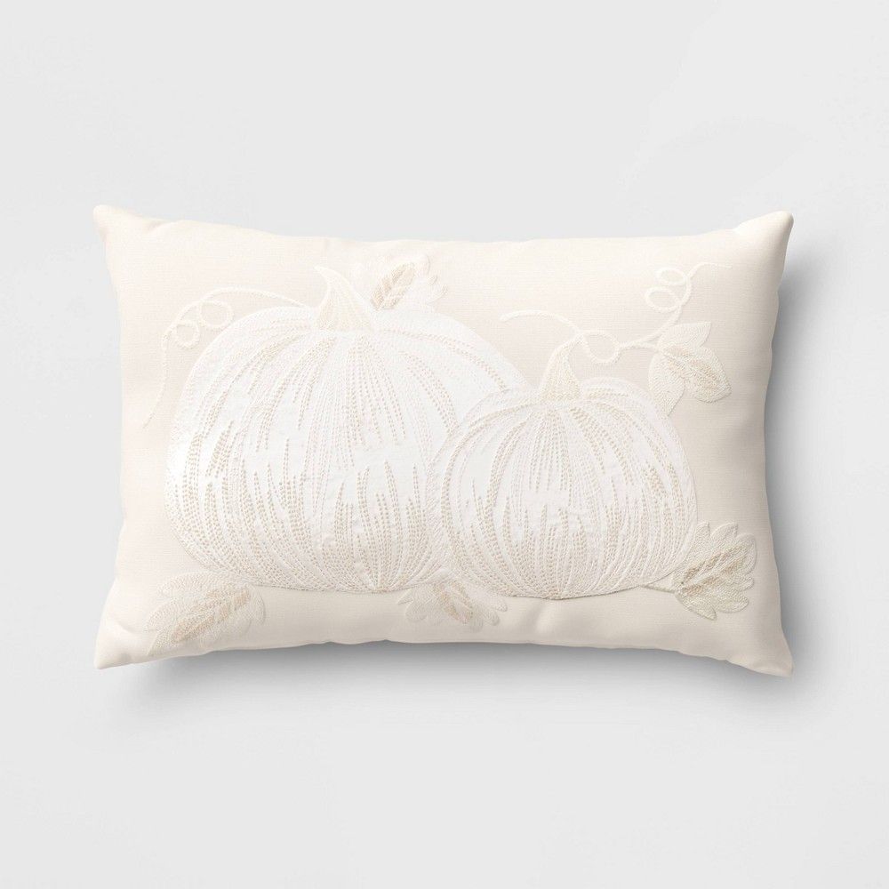 Washed Twin Pumpkin Throw Pillow - Threshold™ | Target