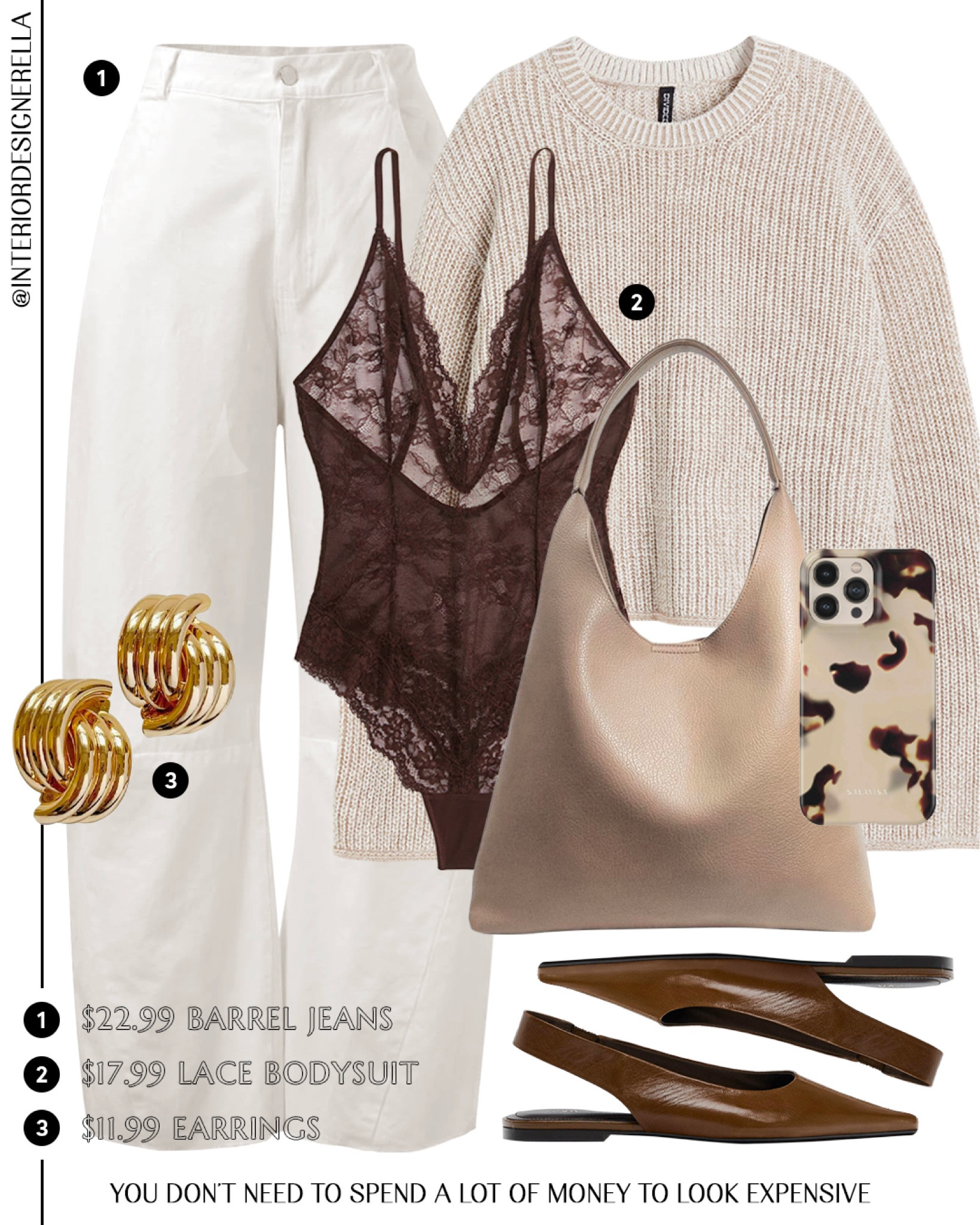 You don't need to spend a lot of money to look expensive!✨ $11.99 Amazon earrings + $22.99 Walmart barrel jeans!✨ Share this post with a friend!!🤗 Click on the “Shop OUTFITS Collages” collections on my LTK to shop!🤗 Have an amazing day!! Xo!!

#LTKFindsUnder100 #LTKShoeCrush #LTKFindsUnder50