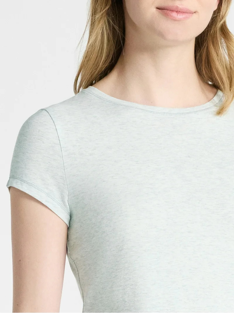 No Boundaries Crew Neck Tee with Short Sleeves, 1 or 3-Pack, Women\u2019s | Walmart (US)