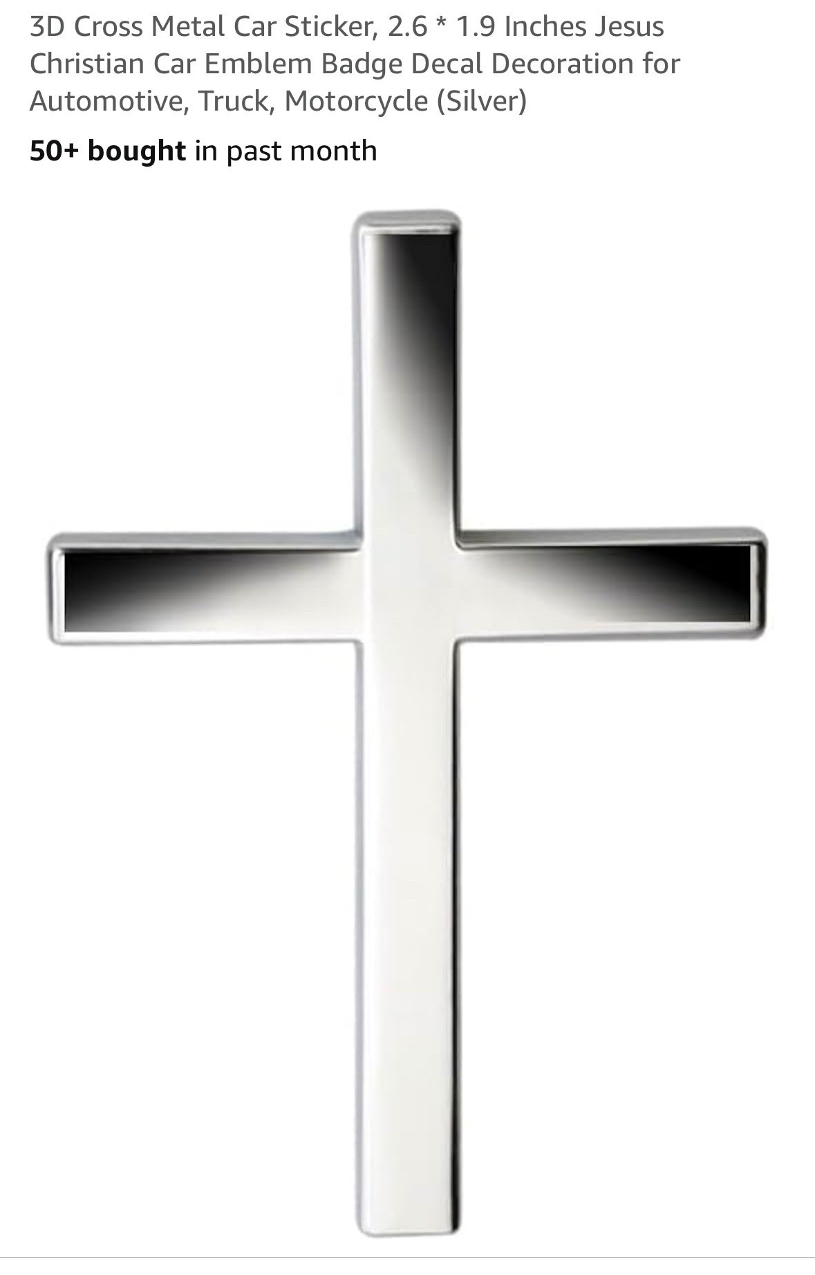Cross for car! I have this one on my car 🚘 Comes in other colors  #LTKStyleTip #LTKFamily

#LTKTravel