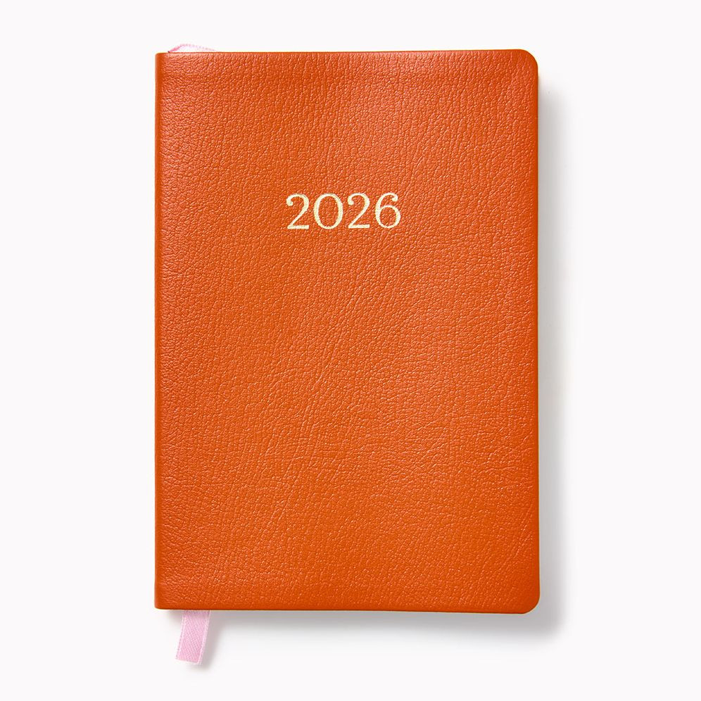 2026 Paper Source Weekly Pocket Planner Rust | Paper Source