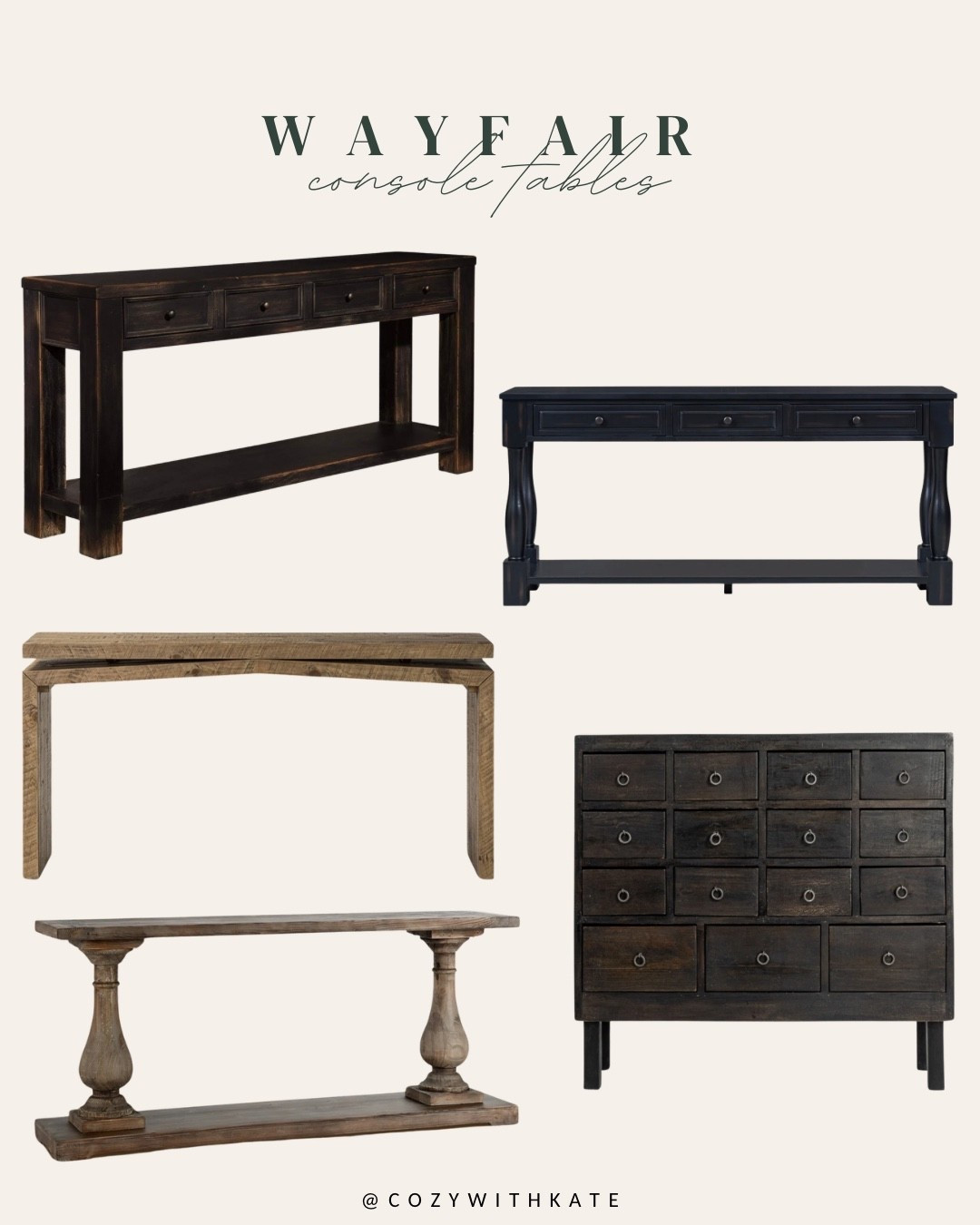 Wayfair console tables 

#LTKHome #LTKHoliday #LTKCyberWeek