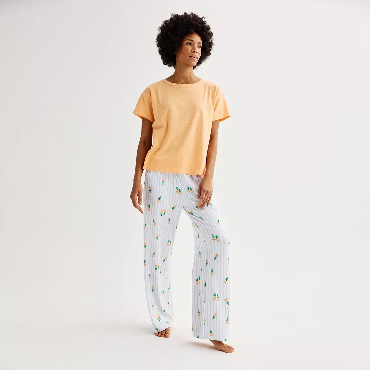 Women's Sonoma Goods For Life® Pajama Top & Pajama Pants Set | Kohl's