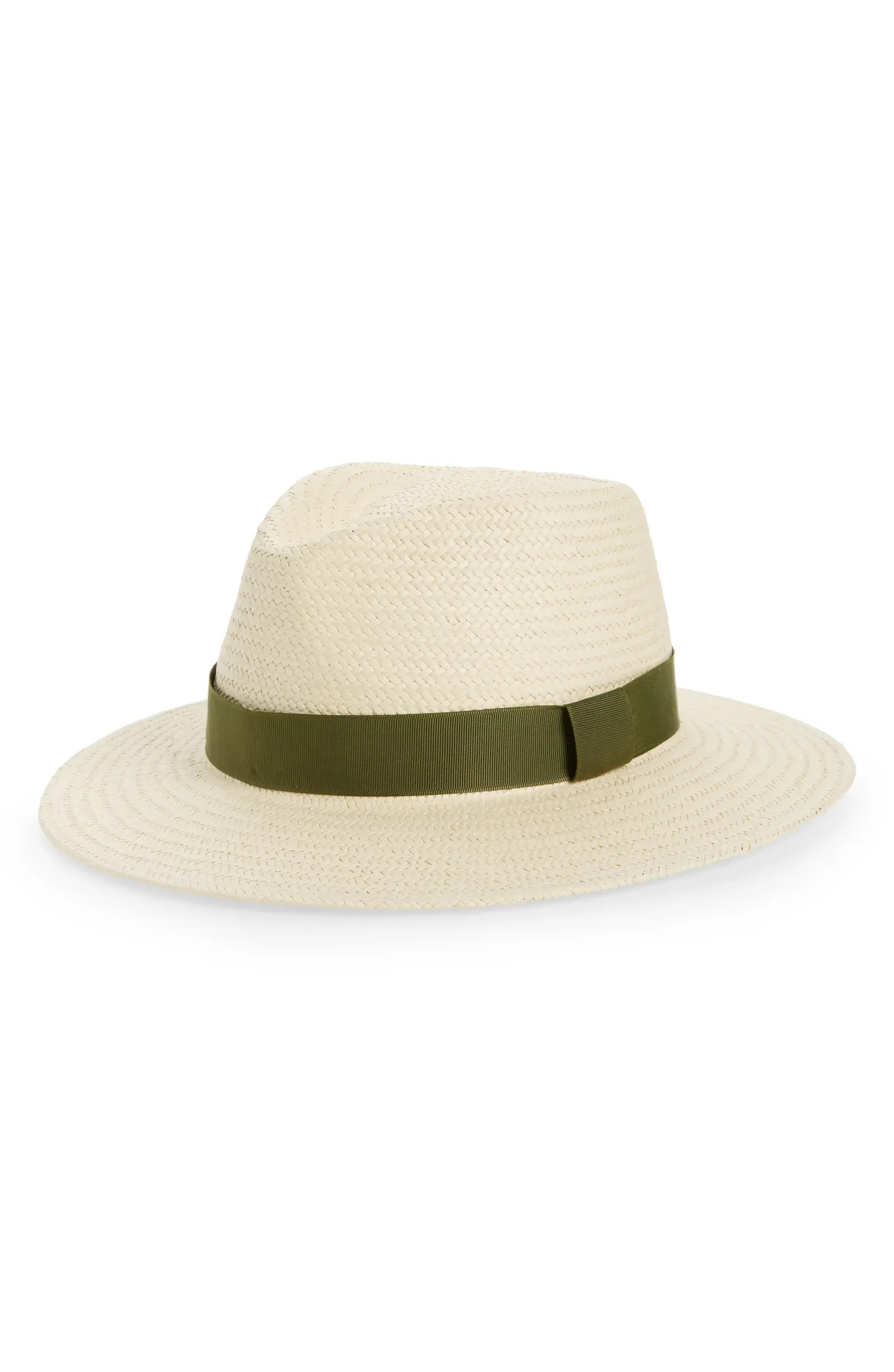 rag & bone Packable Straw Fedora Hat | Nordstrom | Nordstrom