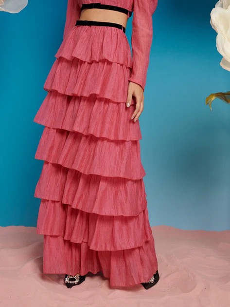 Super Nova Tiered Maxi Skirt | Sister Jane (UK)