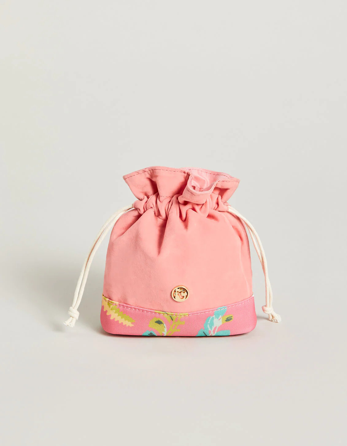 Keepsake Drawstring Queenie Tropical Floral Pink | Spartina 449