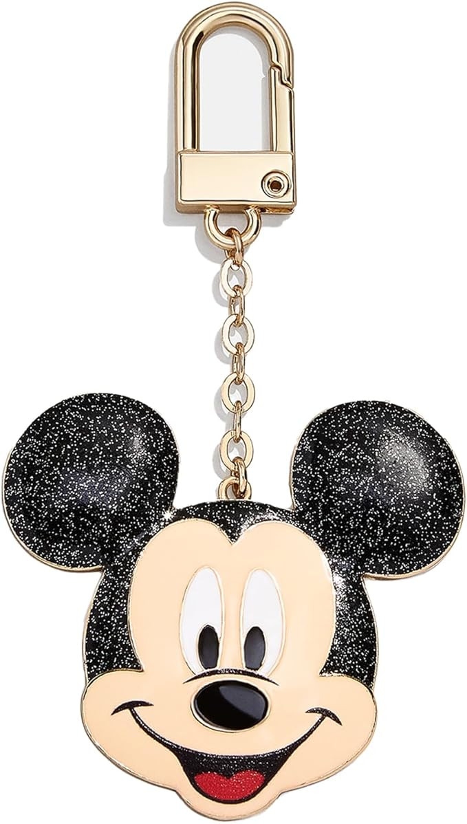 BaubleBar Classic Disney Bag Charm - Sparkly Keychain for Kids, Flat Clip-On Disney Keychain, Dis... | Amazon (US)