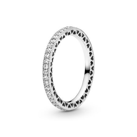 Sparkle & Hearts Ring
Sterling silver, Cubic Zirconia | Pandora (US)