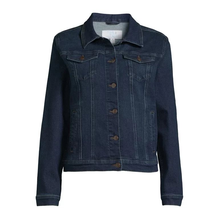 Time and Tru Women's Denim Jacket, Sizes XS-XXXL | Walmart (US)