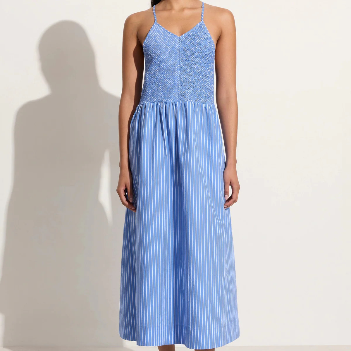 Camera Midi Dress Baratti Stripe - Final Sale | Faithfull (AU)