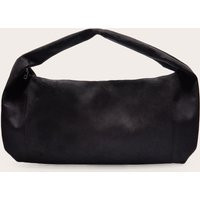 Black Oversized Faux Suede Tote Bag | PrettyLittleThing US