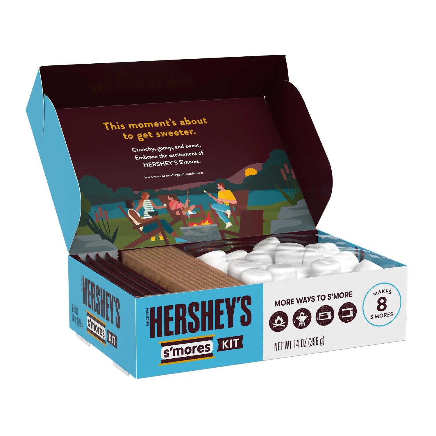 Hershey's Chocolate S'mores Kit, Box 14 oz | Walmart (US)