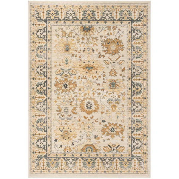 Claire Area Rug in Beige/Light Gray | Wayfair North America