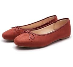 AFEETSING Women's Round Toe Ballet Flats Comfortable Bow Dressy Flats Shoes for Women | Amazon (US)