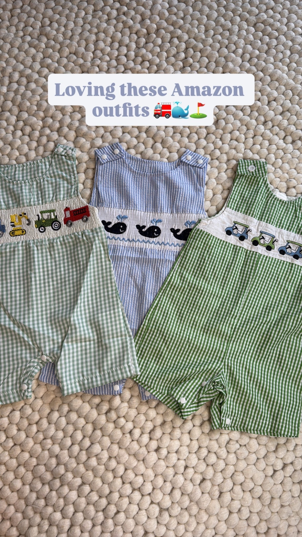 These are the cutest! $11.99 such a steal!! 🚒🐳⛳️

#LTKBump #LTKBaby #LTKSaleAlert