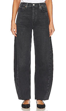 AGOLDE Luna Pieced Wide Leg Jeans in Possess from Revolve.com | Revolve Clothing (Global)