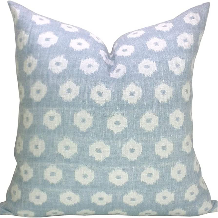 Timur Weave Pillow Cover in Sky Blue Background Throw Pillow Cover 18x18 Cushion Cover Decortaive... | Amazon (US)